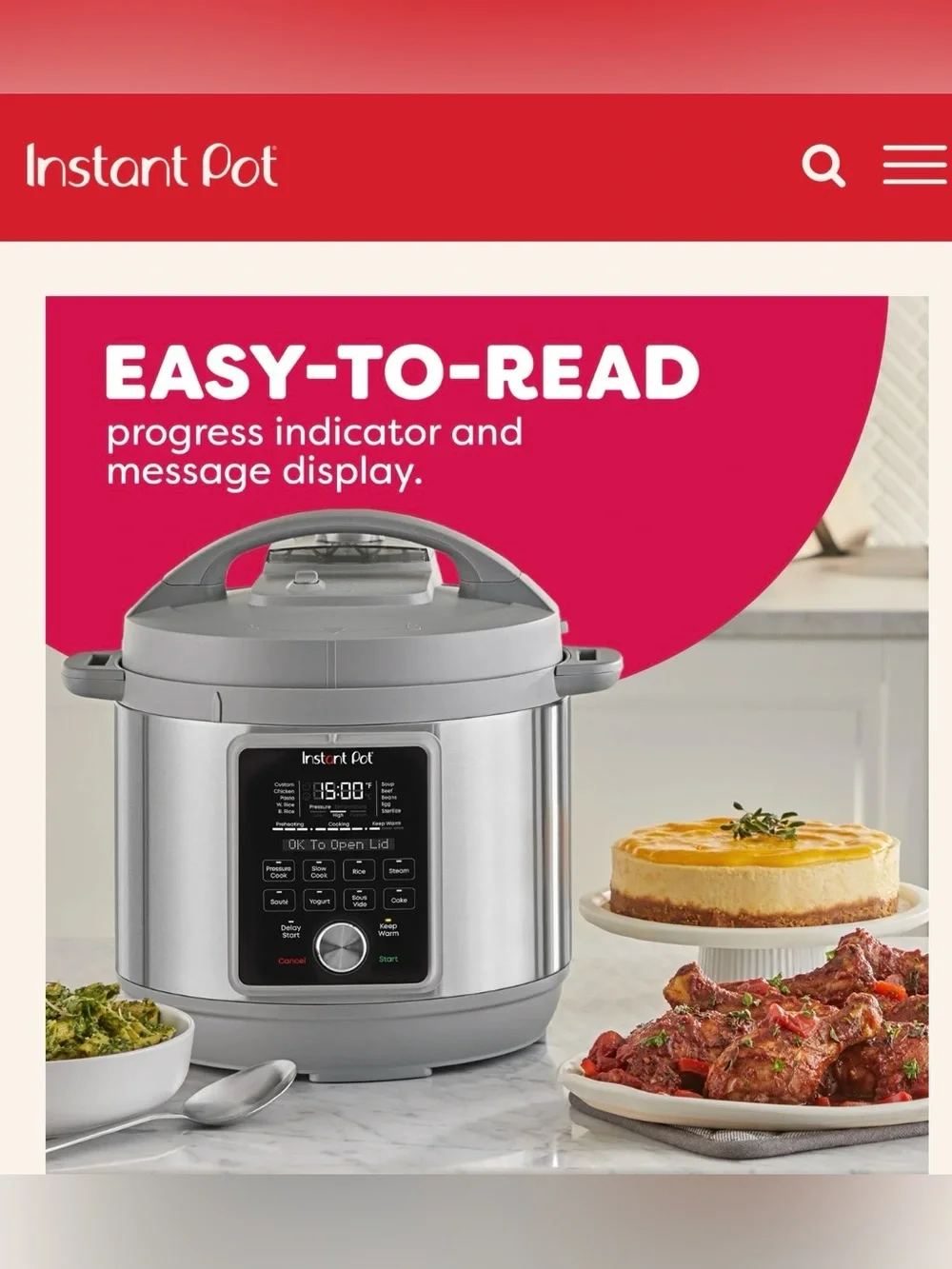 Insta Pot Duo Multi Use Pressure Cooker.  6 Qt.  New In Box